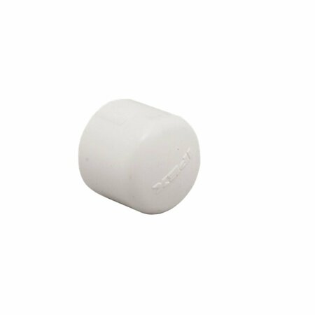 IPEX 3/4IN PVC SCH40 CAP SOC WHITE XIRTEC140 447007